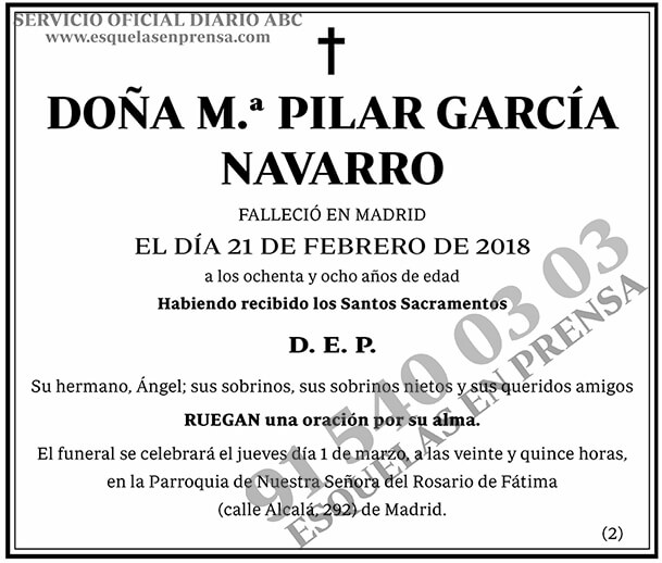 M.ª Pilar García Navarro